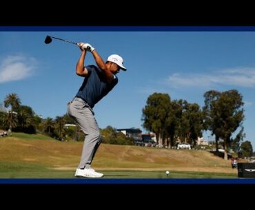 Power Hitter "Xander Schauffele" Perfect Bodyturn Swing Motion & Swing Sequence 2023