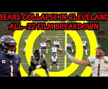 Chicago Bears Collapse In Cleveland || All-22 Breakdown of Loss to Browns