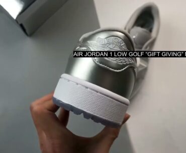 [UNBOXING] Air Jordan 1 Low Golf “Gift Giving” Metallic Silver FD6848-001