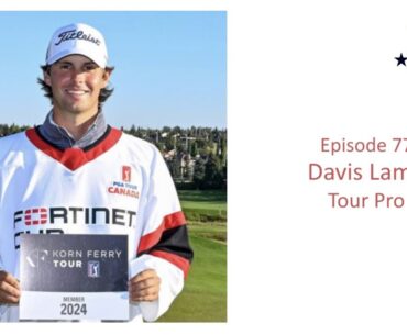 Ep 77 - Davis Lamb - Tour Pro