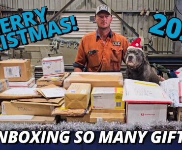 Opening & Unboxing Fan Mail! | Merry Christmas 2023 🎄