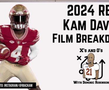FSU RB Signee Kam Davis Film Breakdown | X's and O's with Dominic Robinson | Warchant TV #FSU