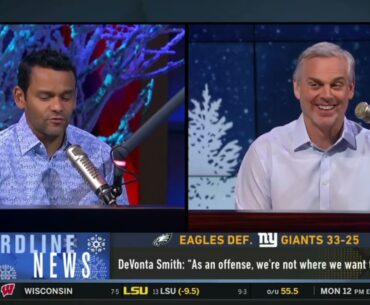 The Herd | Colin and Jason DEBATE DeVonta Smith unhappy with Eagles beat Giants on Chrismas day