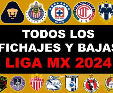 ALTAS y BAJAS LIGA MX de CARA al Clausura 2024, ACTUALIZADO. 🔥 FUTBOL ESTUFA. 🔥 #ligamx