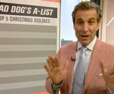 Mad Dog's A-List of all the things he dislikes about Christmas 😒 | First Take