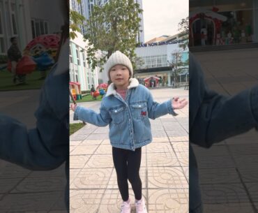 (Golf family VN)evertime we touch❤️điệu nhảy triệu view em bé nhảy bắt chước#socute #funny #shorts