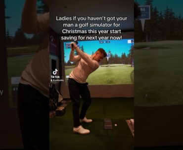 Ladies buy your man a golf simulator for Christmas #golf