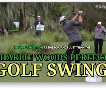 "Unveiling the Flawless Slow Mo Swing of 14-Year-Old Golf Prodigy, Charlie Woods"