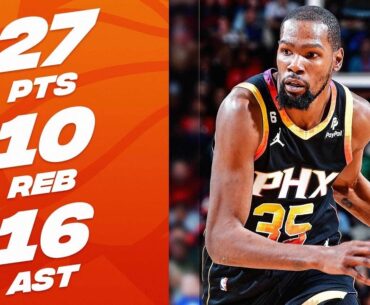 Kevin Durant Records 1st TRIPLE-DOUBLE of the Season | December 27, 2023