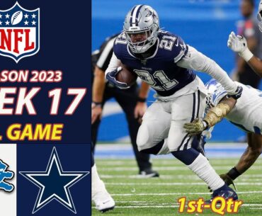 Detroit Lions Vs Dallas Cowboys FULL GAME  Week 17 12/30/2023|NFL 2023 |