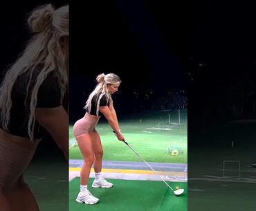 Swimsuit and Fitness Instagram Model Trying Her Hand At Golf⛳