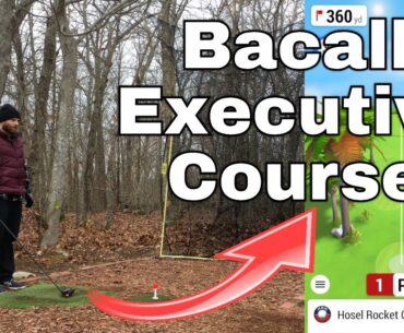 How to Golf Anytime, Anywhere in 2024: Bacall Executive Course on My Garmin R10 Backyard Setup!