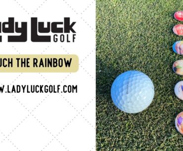 Lady Luck Golf - Touch the Rainbow - Set of 6 - Golf Ball Markers