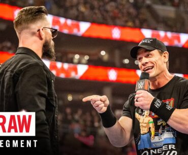 FULL SEGMENT - John Cena accepts Austin Theory's WrestleMania challenge: Raw, March 6, 2023