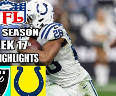 Indianapolis Colts vs Las Vegas Raiders WEEK 17 [FULL GAME] | NFL Highlights TODAY 2023