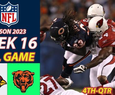 Arizona Cardinals Vs Chicago Bears FULL GAME 4Th-Final Week 16 12/24/2023|NFL 2023 |