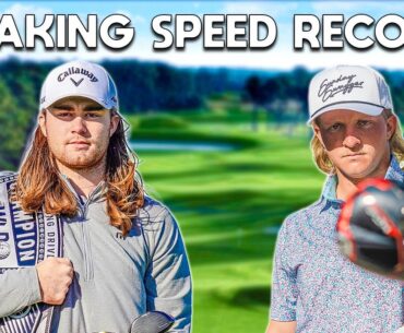 Gaining RECORD Speed With THE WORLD LONG DRIVE CHAMPION KYLE BERKSHIRE