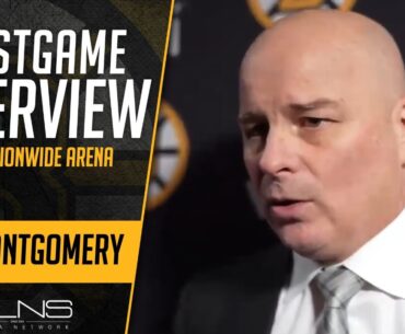 Jim Montgomery Postgame Interview | Bruins vs Blue Jackets