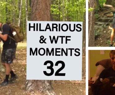 HILARIOUS AND "WTF" MOMENTS IN DISC GOLF COVERAGE - PART 32