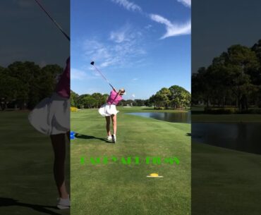 Olivia Cowan Golf Swing LPGA #shorts #lpga #golf