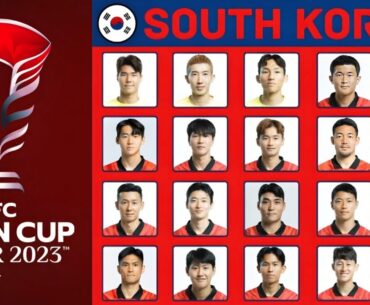SOUTH KOREA OFFICIAL SQUAD FOR AFC ASIAN CUP 2023