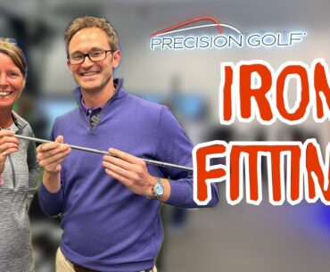 Iron Fitting (Simon Fits) - Lady Amateur Golfer Jackie Hawes