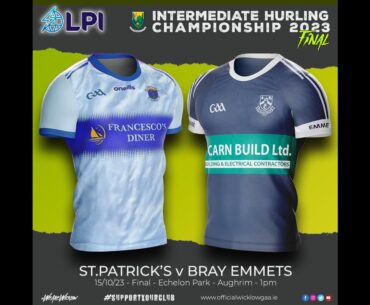 IHC Final St Patricks v Bray Emmets