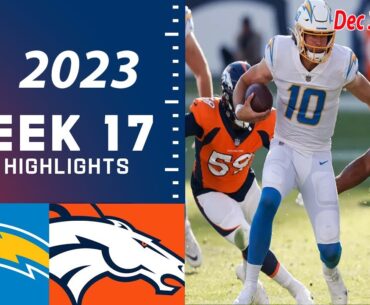Chargers vs Broncos FULL GAME 12/31/23 Week 17 | NFL Highlights Today