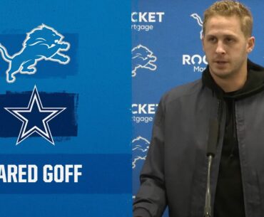 Jared Goff postgame media availability | 2023 Week 17: Lions vs. Cowboys