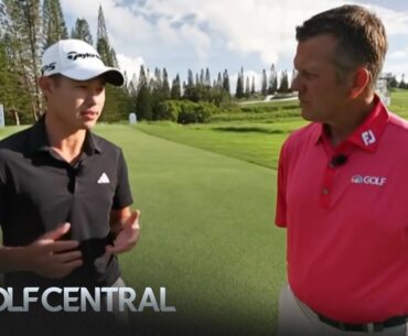 Collin Morikawa reflects on Maui wildfire relief efforts | Golf Central | Golf Channel