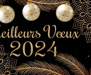 Meilleurs vœux 2024 - CARTE DE VOEUX 2024