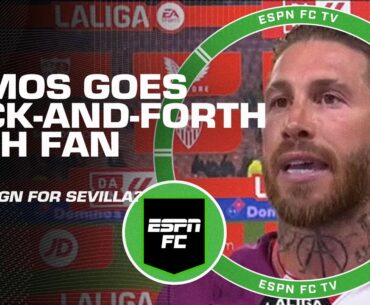 ABSOLUTELY FANTASTIC‼ Sergio Ramos yelling at fan displayed 'sense of pride' - Ale Moreno | ESPN FC