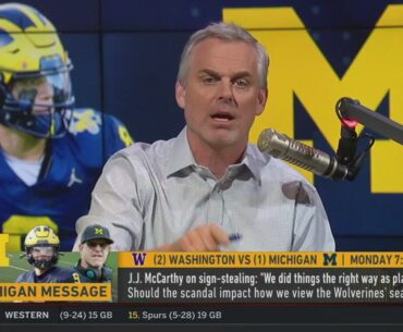 The Herd | Colin Cowherd make predict Michigan vs Washington on Monday game