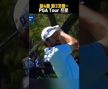 PGA Tour 프로라면!! 파4를 파3처럼~