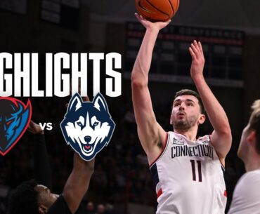 HIGHLIGHTS | UConn Men's Basketball vs. DePaul