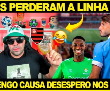 VAMOS RIR! O "FLAMENGO" ALUGOU UM APARTAMENTO NA CABEÇA DOS ANTIS! ELES ESTÃO PERDENDO A LINHA