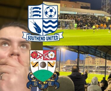 SOUTHEND VS BARNET|0-2|SHOCKING REF SENDS ROOTS HALL INTO DISARRAY!!
