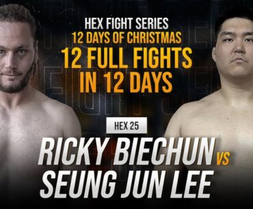 HEX 12 DAYS OF CHRISTMAS - Ricky Biechun vs Seung Jun Lee (HEX Heavyweight Bout)