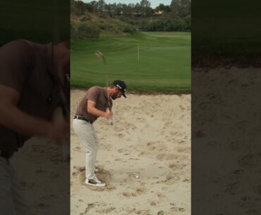 GET OUT OF THE NO RAKE BUNKER | #shorts