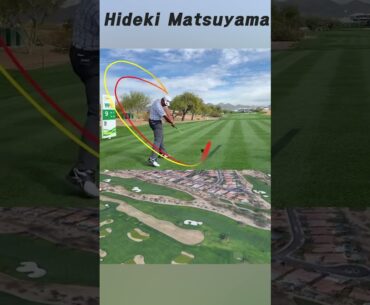 Power Hitter "Hideki Matsuyama" Awesome Swing Motion & Slow Motion 2023