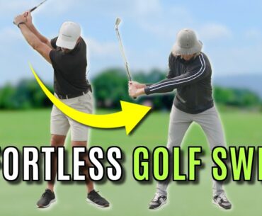 Effortless Golf Swing | How To Turn Your Arms Off