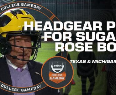 Lee Corso's Rose Bowl headgear pick for Alabama vs. Michigan | College GameDay