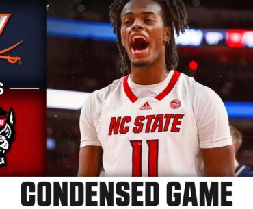 Virginia vs. NC State Condensed Game | 2023-24 ACC Men’s Basketball