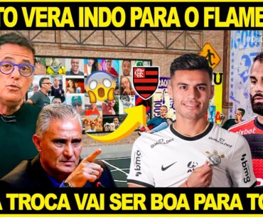 Imprensa Repercute Negociação entre Flamengo e Corinthians! Fausto Vera por Thiago Maia