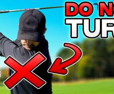 Don't Turn The Shoulders For Iron Golf Swing