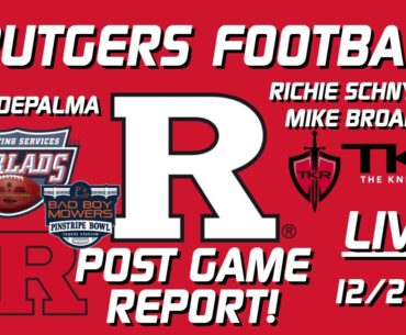 #Rutgers Football Postgame Show -- #PinstripeBowl Edition