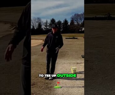 Here's what the ropes are for on a Driving Range #hitthebell #golfrules #golfswing