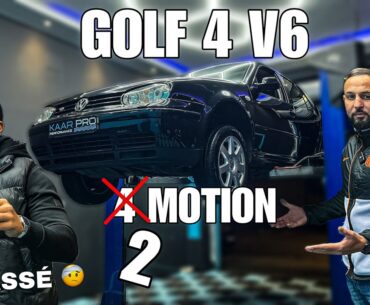 ON A CASSE NOTRE GOLF 4 V6 (2 motion!!)