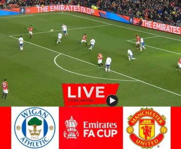 Wigan Athletic vs Manchester United 0-1 Fa Cup Live