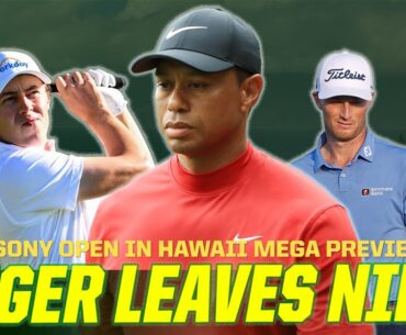 Tiger Leaves Nike + 2024 SONY OPEN IN HAWAII Picks, Storylines, One & Done | The First Cut Podcast